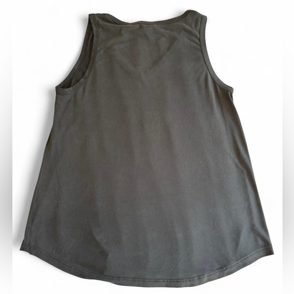 Peyton Jensen Modal Blend Black V-Neck Swing Tank Top Tunic - Size M Made in USA - Picture 8 of 13